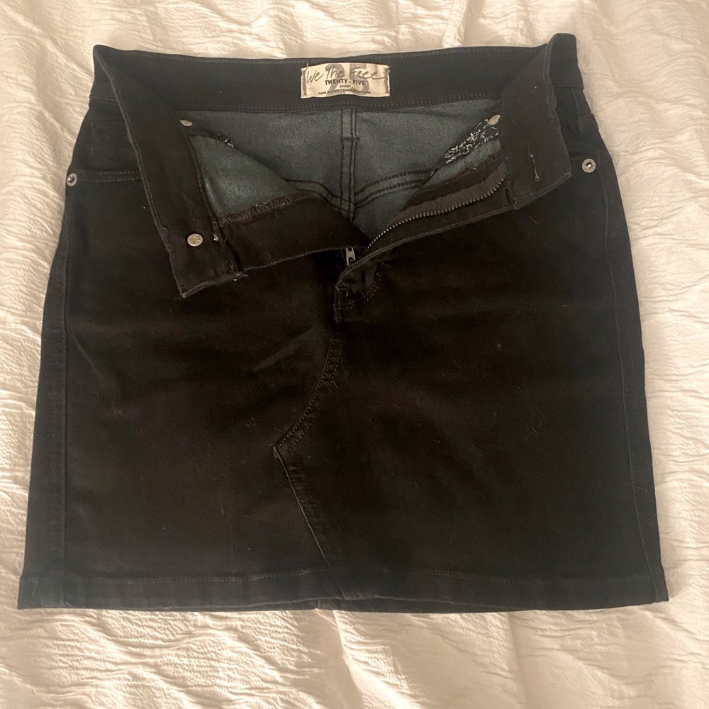Free People Denim Mini Skirt Size 25S